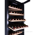 Cooler de vinho de zona dupla de 180 garrafa de 180 garrafa